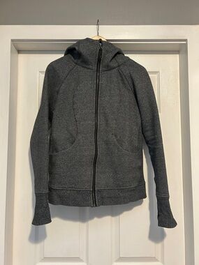 lululemon athletica Dark Gray Full-Zip Scuba Hoodie